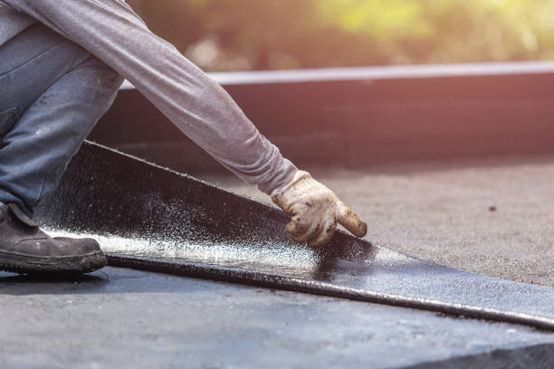 Professional Waterproofing technician working in Malta, OH